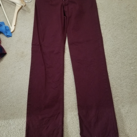 Burgundy brax pants 32/34 - Picture 5 of 5